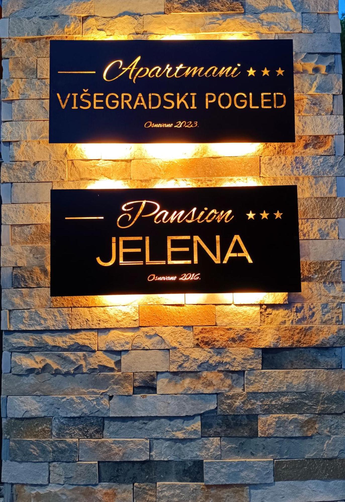 Apartmani Visegradski Pogled Esterno foto